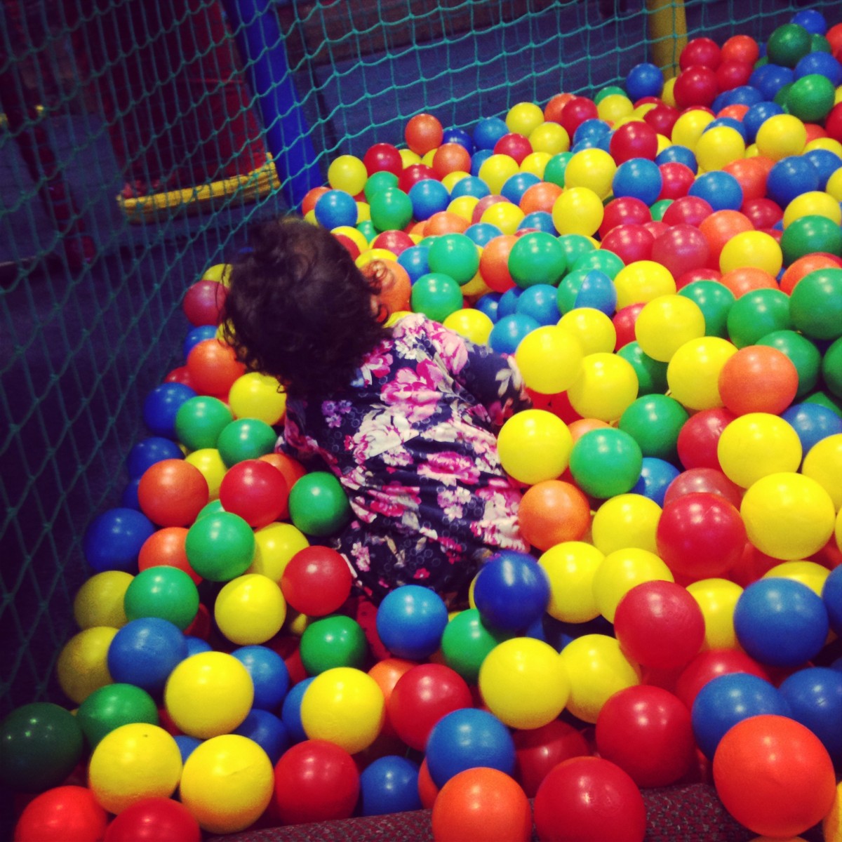 Ball pit at Soft Play