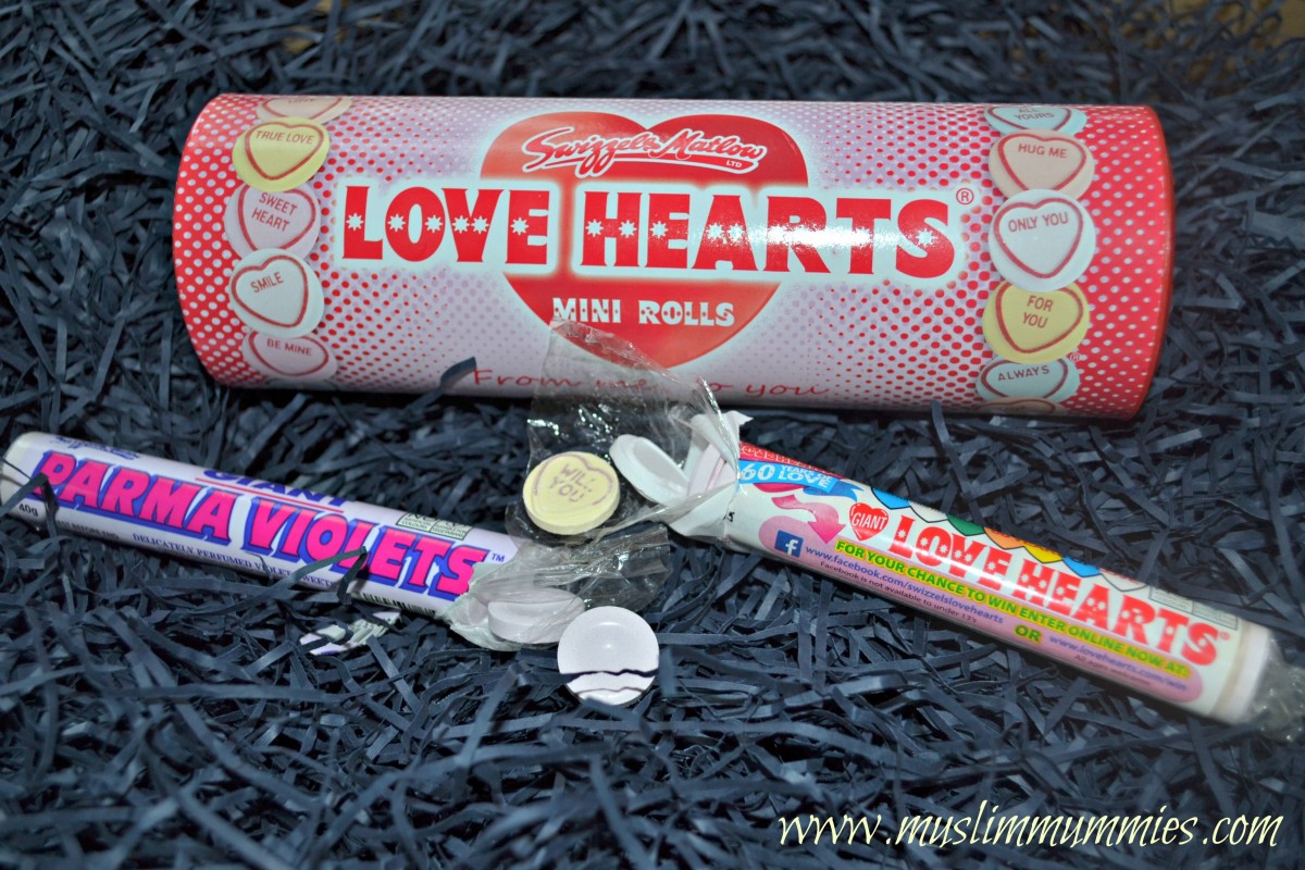 Love Hearts and Parma Violets