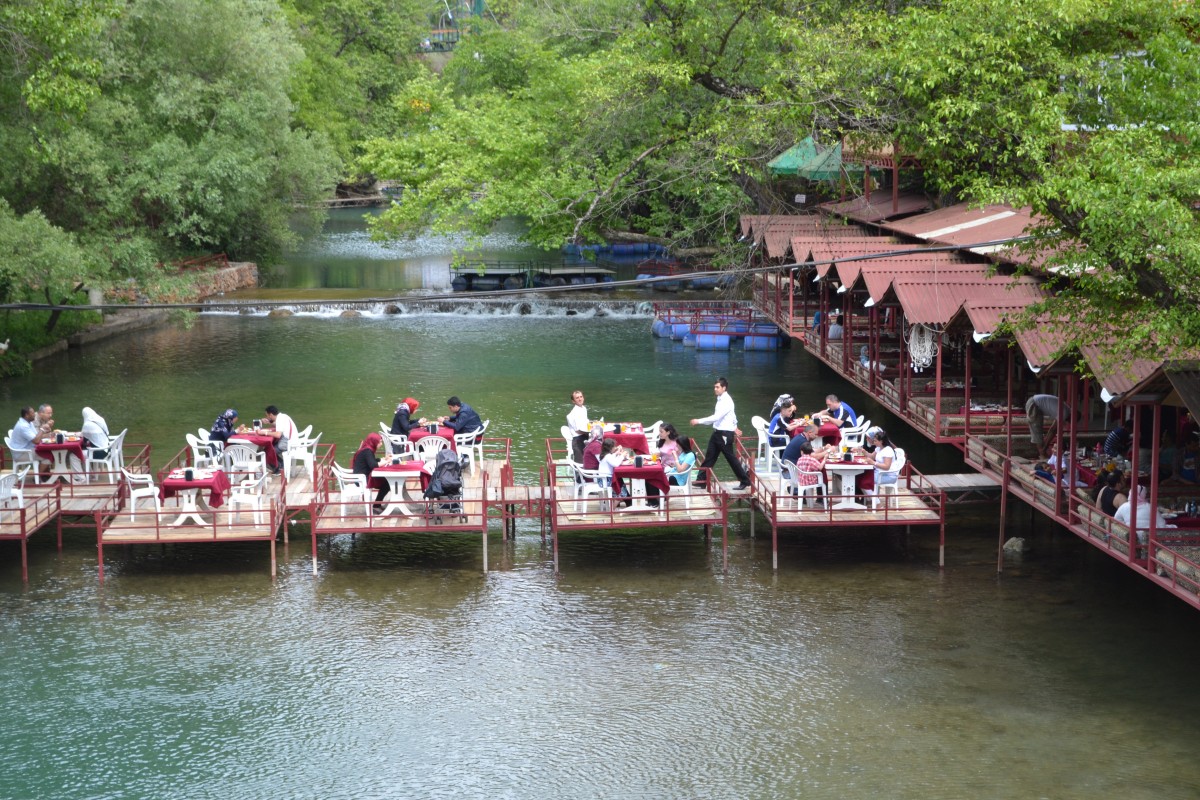 Lunch on the river, Alanya