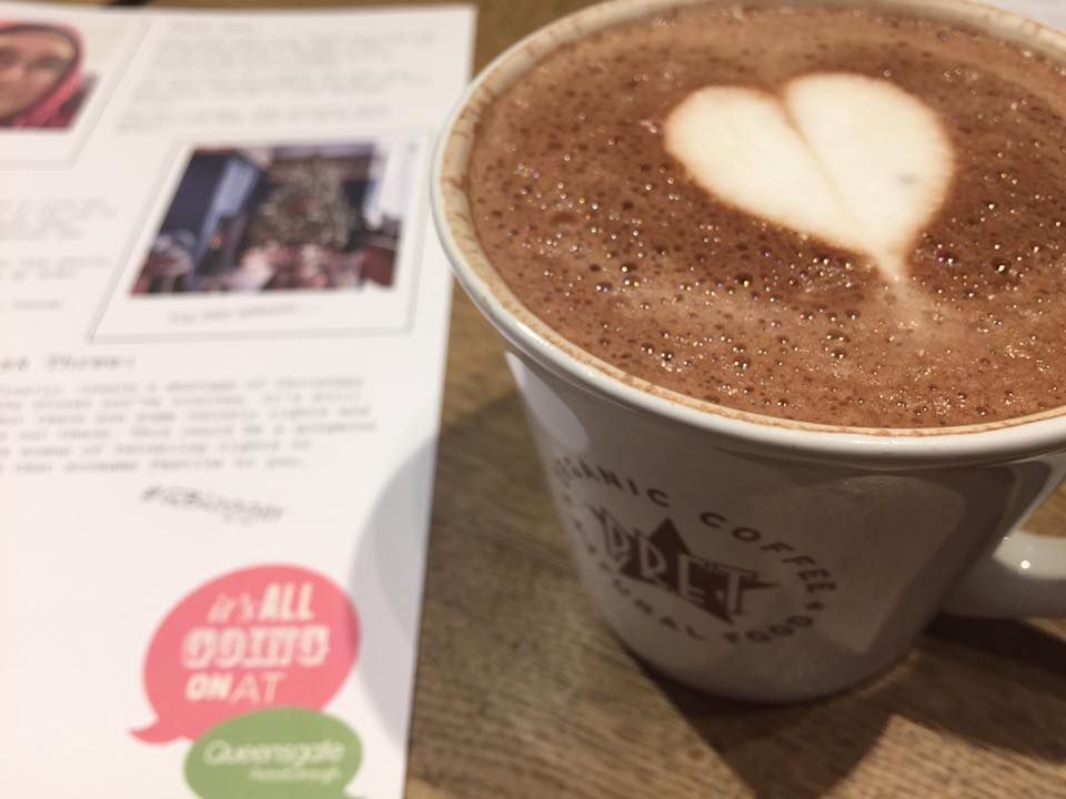 Hot chocolate from Pret
