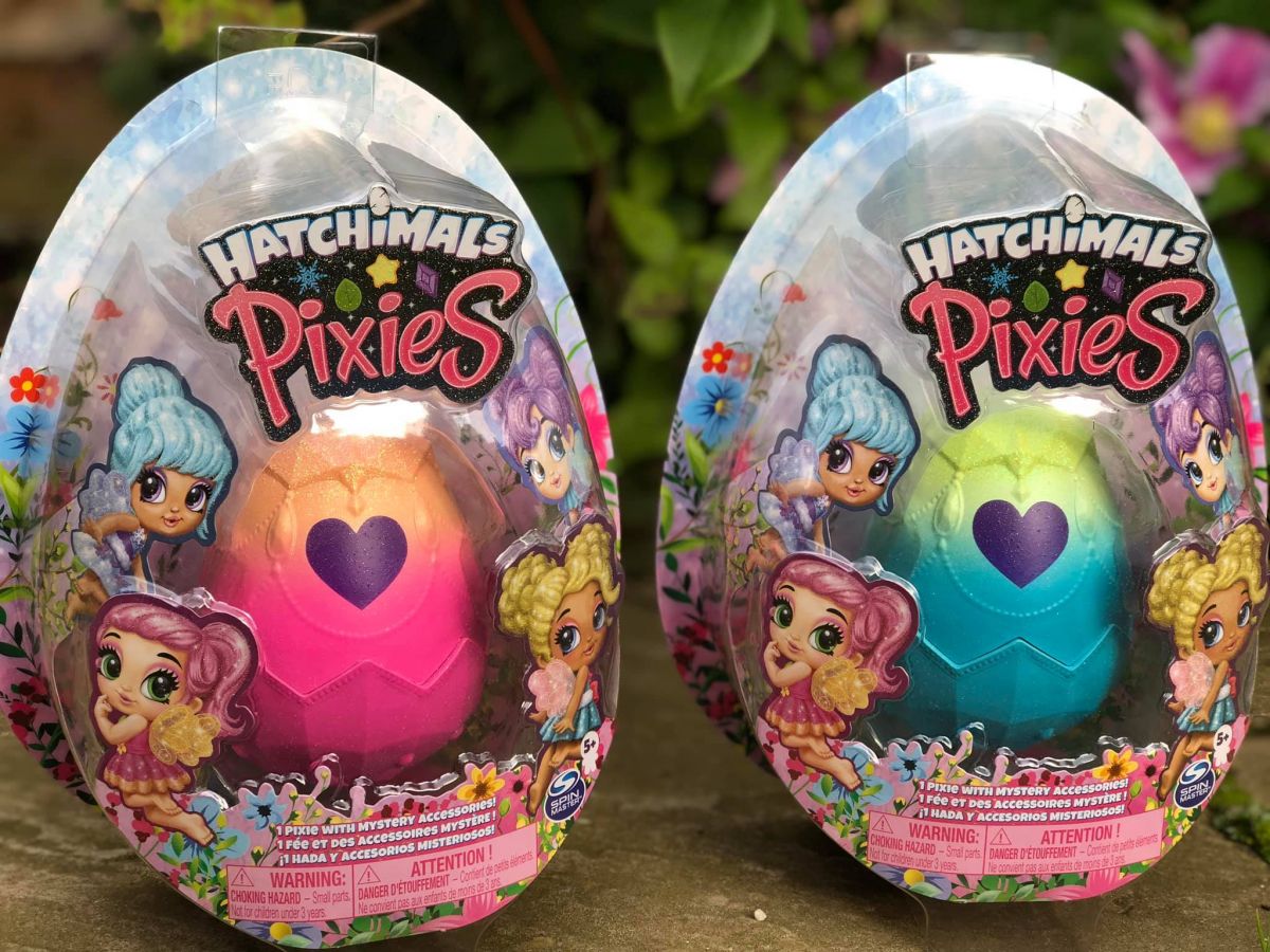 two Hatchimals Pixies in their packaging