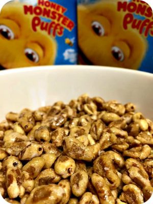 Honey Monster Puffs cereal