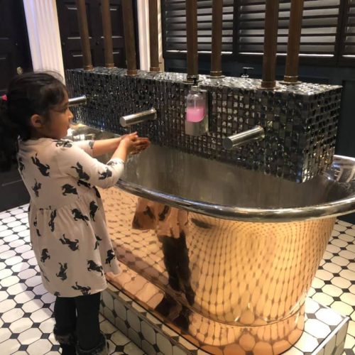 Washing hands at Tipu Sultan