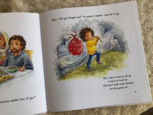 Page from Let it go showing illustrations